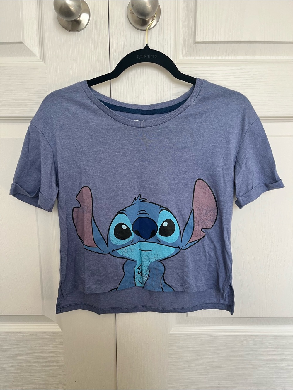 Stitch Cropped T-Shirt